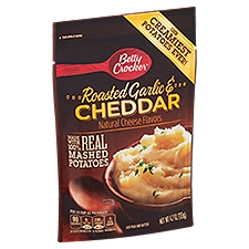 Betty Crocker Mashed Potatoes, Roasted Garlic & Cheddar, 4.7 Ounce