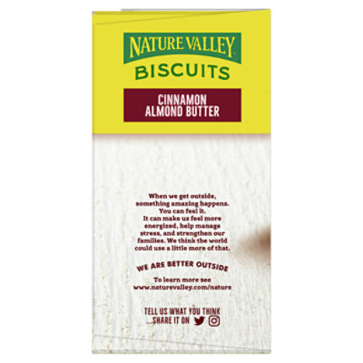 Nature Valley Cinnamon Almond Butter Biscuits - Shop Granola