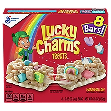 Lucky Charms Treats Marshmallow, Bars, 6.8 Ounce
