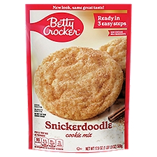 Betty Crocker Snickerdoodle, Cookie Mix, 17.9 Ounce