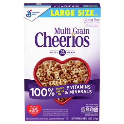 Cheerios Multi Grain Lightly Sweetened, Cereal
