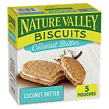 Nature Valley Biscuits with Coconut Butter, 1.35 oz, 5 count