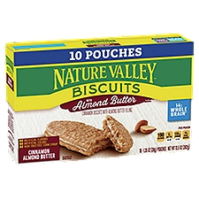 Nature Valley Cinnamon Almond Butter Biscuits, 1.35 oz, 10 count