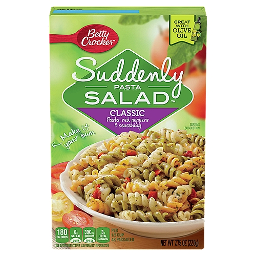 Betty Crocker Suddenly Pasta Salad Classic Pasta Salad Mix, 2.75 oz