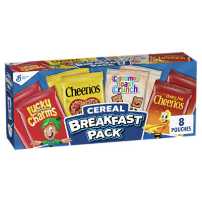 General Mills Breakfast Pack Cereal, 8 count, 9.14 oz