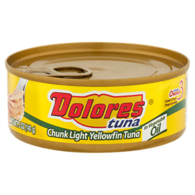 Dolores Chunk Light Yellowfin Tuna in Vegetable Oil, 5 oz