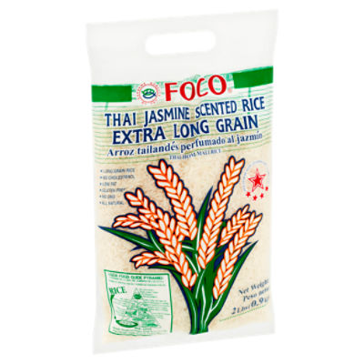 Foco Extra Long Grain Thai Jasmine Scented Rice, 2 lbs