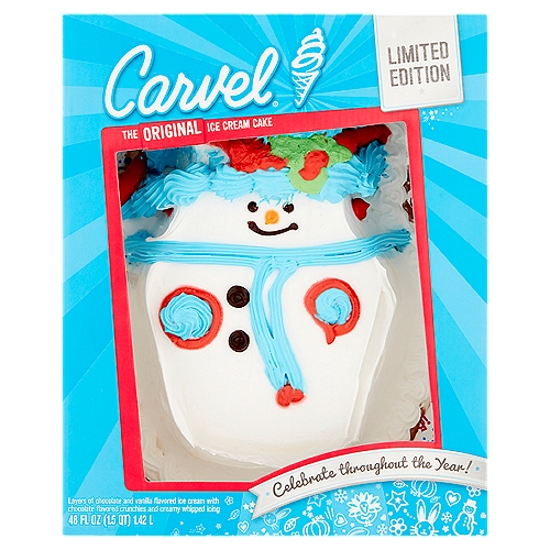 Carvel The Original Ice Cream Cake Limited Edition, 48 fl oz