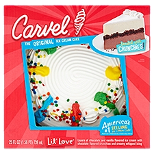Carvel Ice Cream Cake - Lil' Love, 5.13 Pound