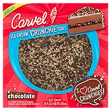 Carvel Lil' Love Chocolate Crunchie, Ice Cream Cake, 5.13 Pound