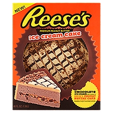 Reese's Premium Peanut Butter, Ice Cream Cake, 46 Fluid ounce