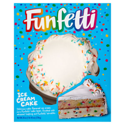 Funfetti Ice Cream Cake, 26 oz, 26 Ounce