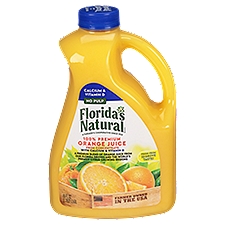 Florida's Natural No Pulp Calcium & Vitamin D Orange, Juice, 89 Fluid ounce