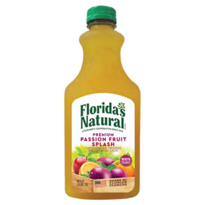 Florida's Natural Premium Passion Fruit Splash Flavored Fruit Juice Cocktail, 59 fl oz