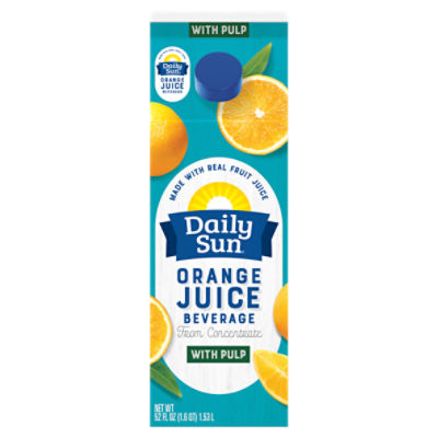 Daily Sun Orange Juice Beverage, 52 fl oz, 52 Fluid ounce