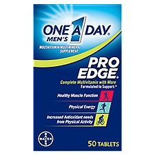 One A Day Men's Pro Edge Multivitamin/Multimineral Supplement, 50 count