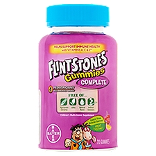 Flintstones Complete Multivitamin Gummies, 70 count, 70 Each