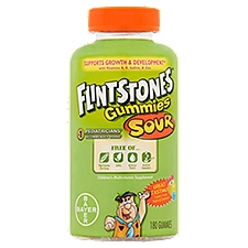 Flintstones Sour Multivitamin Gummies, 180 count, 180 Each