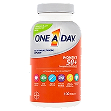 One A Day Women's 50+ Complete Multivitamin/Multimineral Supplement, 100 count