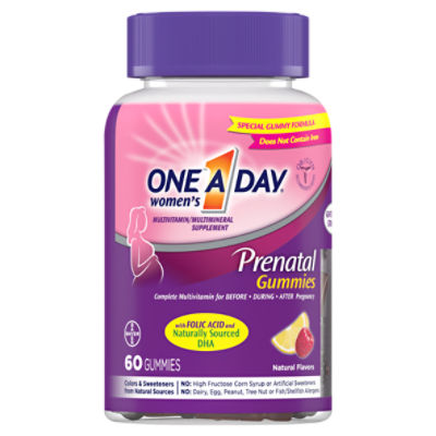 One A Day Womens Prenatal Multivitaminmultimineral Supplement 60 Count 3863