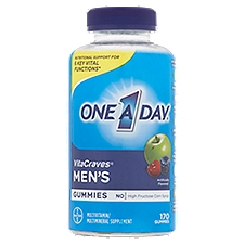 One A Day VitaCraves Men's Multivitamin/Multimineral Supplement, 170 count