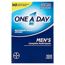 One A Day Men's Complete Multivitamin Tablets, 100 count, 100 Each