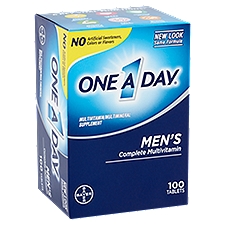 One A Day Tablets, Men's Complete Multivitamin, 100 Each