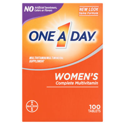 One A Day Women's Complete Multivitamin Tablets, 100 count