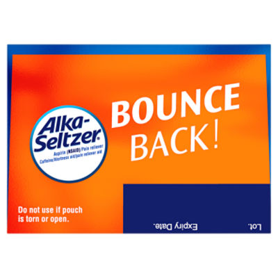 Alka-Seltzer Hangover Relief Orange Effervescent Tablets, 20 ct