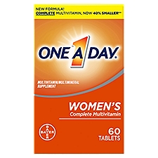 Bayer One A Day Women's Complete Multivitamin/Multimineral Supplement, 60 count