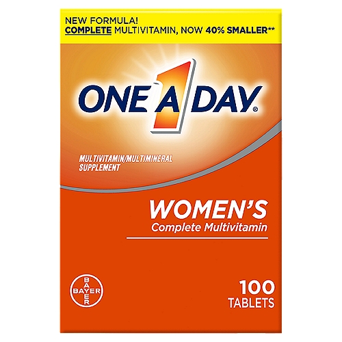 One A Day Women's Complete Multivitamin/Multimineral Supplement, 100 count