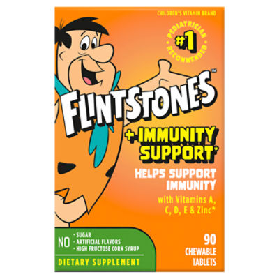 Flintstones +Immunity Support Multivitamin Chewables Dietary Supplement, 90 count