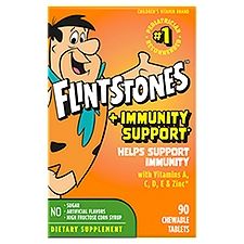 Flintstones +Immunity Support Multivitamin Chewables Dietary Supplement, 90 count