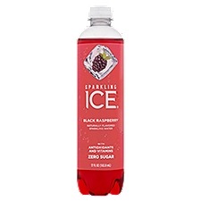 Sparkling Ice Black Raspberry, Sparkling Water, 17 Fluid ounce