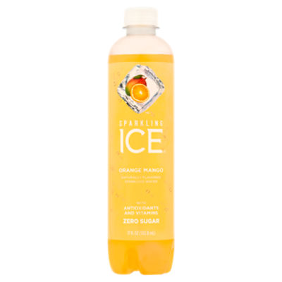 Sparkling Ice Orange Mango Flavored Sparkling Water, 17 fl oz