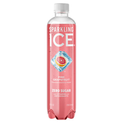 Sparkling Ice Zero Sugar Pink Grapefruit Flavored Sparkling Water, 17 fl oz