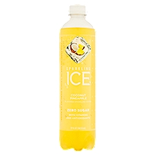 Sparkling Ice Coconut Pineapple Flavored Sparkling Water, 17 fl oz