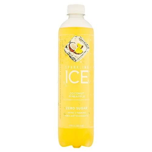 Sparkling Ice Coconut Pineapple Flavored Sparkling Water, 17 fl oz