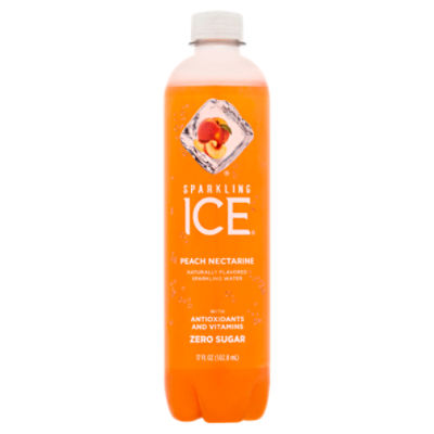 Sparkling Ice Zero Sugar Peach Nectarine Flavored Sparkling Water, 17 fl oz