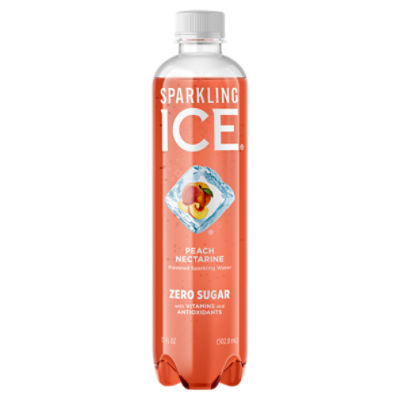 Sparkling Ice Peach Nectarine Sparkling Water, 17 fl oz