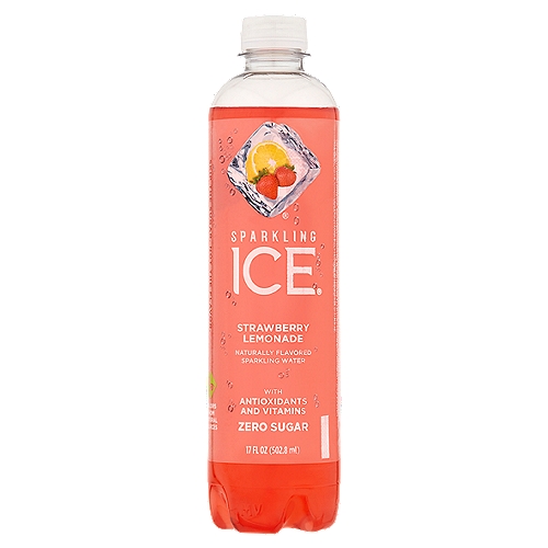 Sparkling Ice Strawberry Lemonade Sparkling Water, 17 fl oz