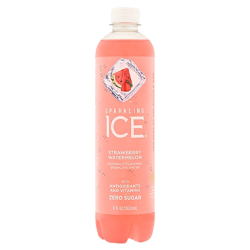 Sparkling Ice Strawberry Watermelon Sparkling Water, 17 fl oz