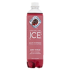 Sparkling Ice Grape Raspberry Flavored, Sparkling Water, 17 Fluid ounce