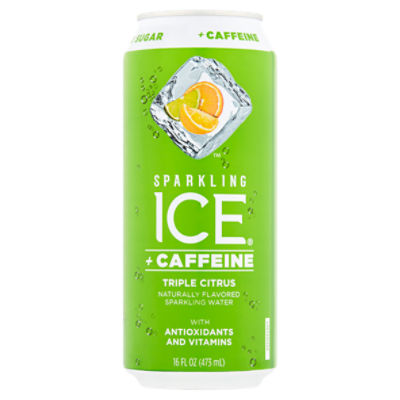 Sparkling Ice + Caffeine Triple Citrus Naturally Flavored Sparkling