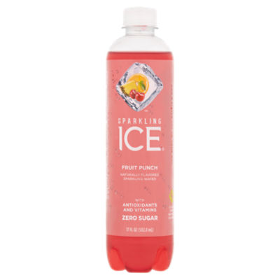 Sparkling Ice Zero Sugar Fruit Punch Flavored Sparkling Water, 17 fl oz