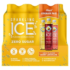 SPARKLING ICE Zero Sugar Flavored Sparkling Water, 17 fl oz, 12 Count