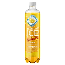 Sparkling Ice Starburst Zero Sugar Lemon Flavored Sparkling Water, 17 fl oz