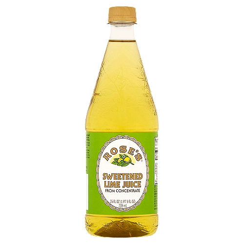 Rose's Sweetened Lime Juice, 25 fl oz