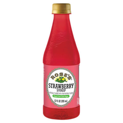 Rose's Strawberry Simple Syrup Mixer, 12 Fl Oz Bottle