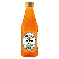 ROSE'S Peach Syrup, 12 fl oz